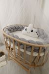 Knit Protection for Crib "Gray"