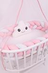 Knit Protection for Crib "Pink"