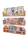 Montessori Ahşap Duvar Kitaplık - 3 Raf